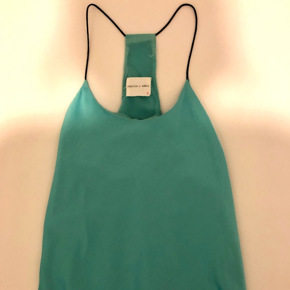 Charlie & Adele Turquoise Tank